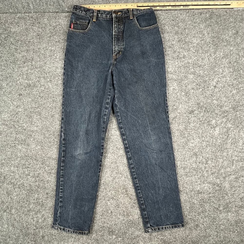 Fornari Jeans Womens Size 32x31 Blue Dark Wash Straight Leg Denim Casual